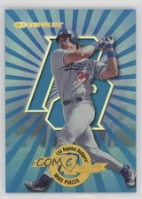 1997 Donruss Power Alley Blue 1565/1750 Mike Piazza #5 HOF s1i