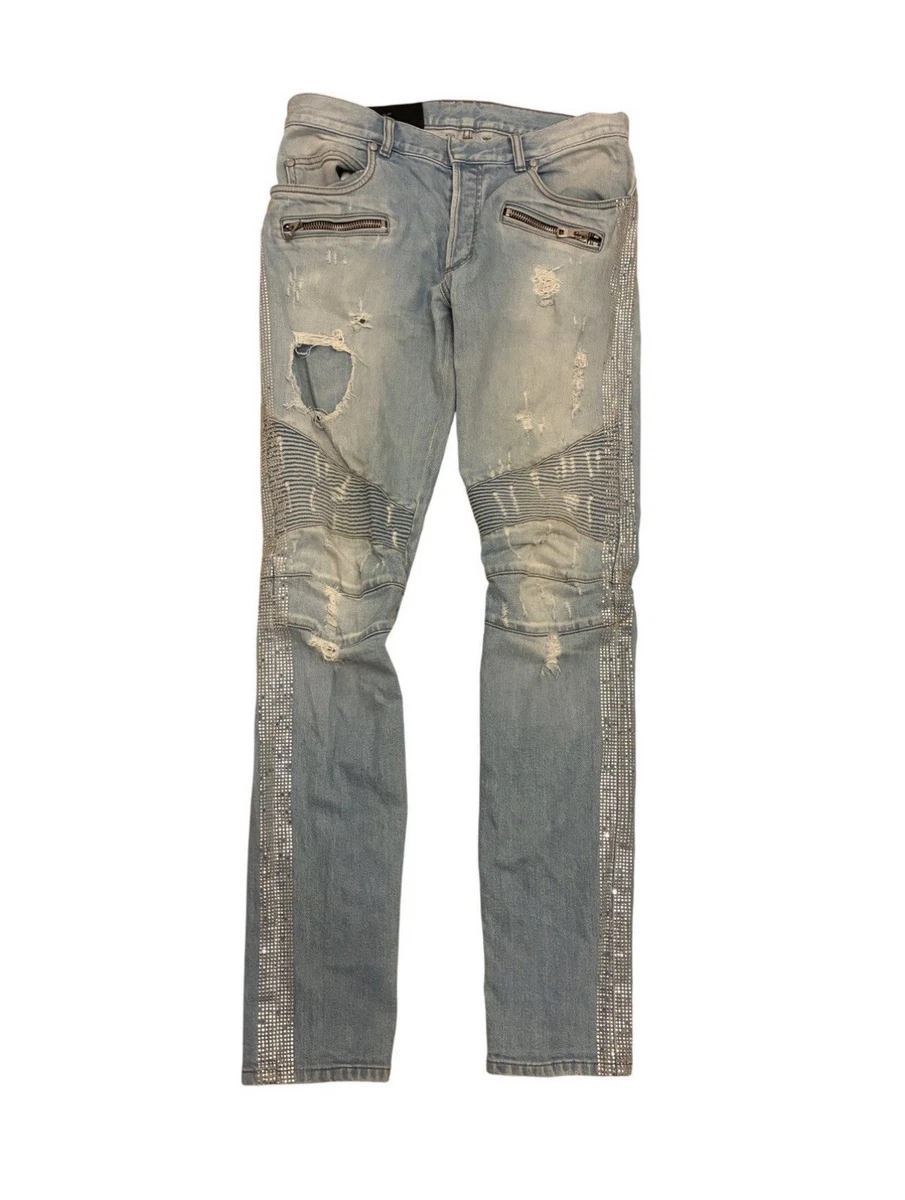 Balmain Zip Jeans for Men for sale | eBay