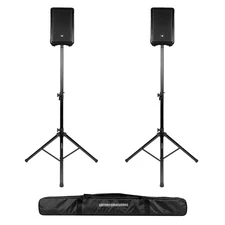 Gator RI-SPKRSTDSET-250-AL Aluminum Tripod Speaker Stand Set