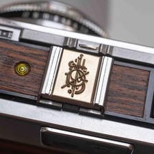 Brass Hot Shoe Cover — Kandinsky Inspired — Photographer Gift — Camera Accessory