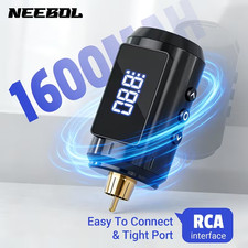 Tattoo RCA Battery Pack Wireless Power Supply 1300mAh Tattoo Pen Machine