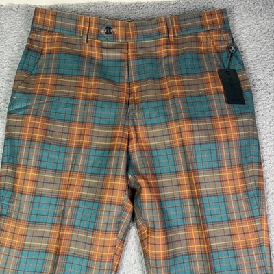 Todd Snyder Subalpino Glenplaid Suit Pants Mens 33x32 Blue Sutton Fit Dress NEW
