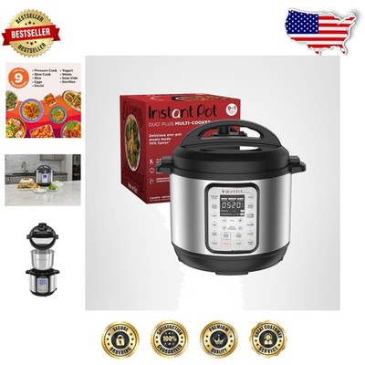 6-Quart Duo Plus Multicooker, 9 Functions, Stainless Steel, Fast Cooking