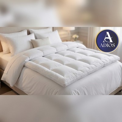 4 Inches Thick Mattress Topper Quilted Cooling Mattress Topper Pad