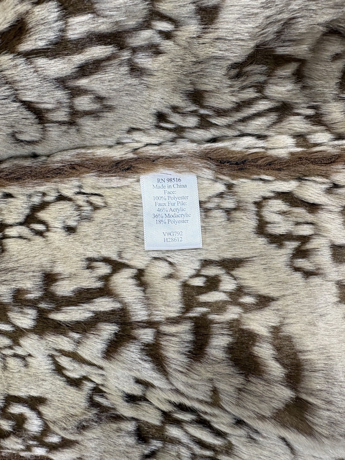 Preowned artificial shearling Large size - image 8