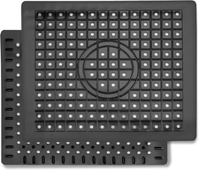 Kitchen Sink Mat 12X10In 2 Pack Black Sink Protector Mats for Bottom Grid Drain