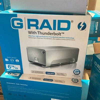 G-Technology 6TB G-RAID 0G02298 *Unit Only*