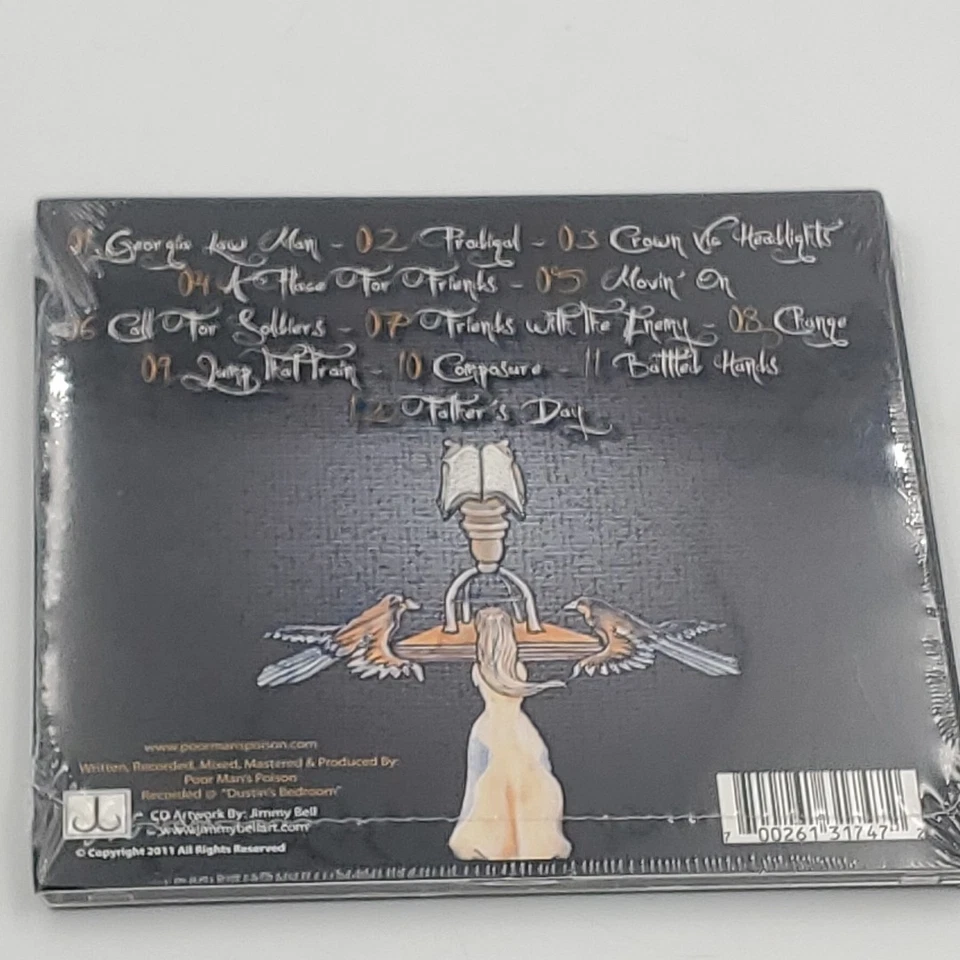 Friends With The Enemy (CD, 2011) Poor Mans Poison Brand New Sealed Rock Indie - Image 2 of 2