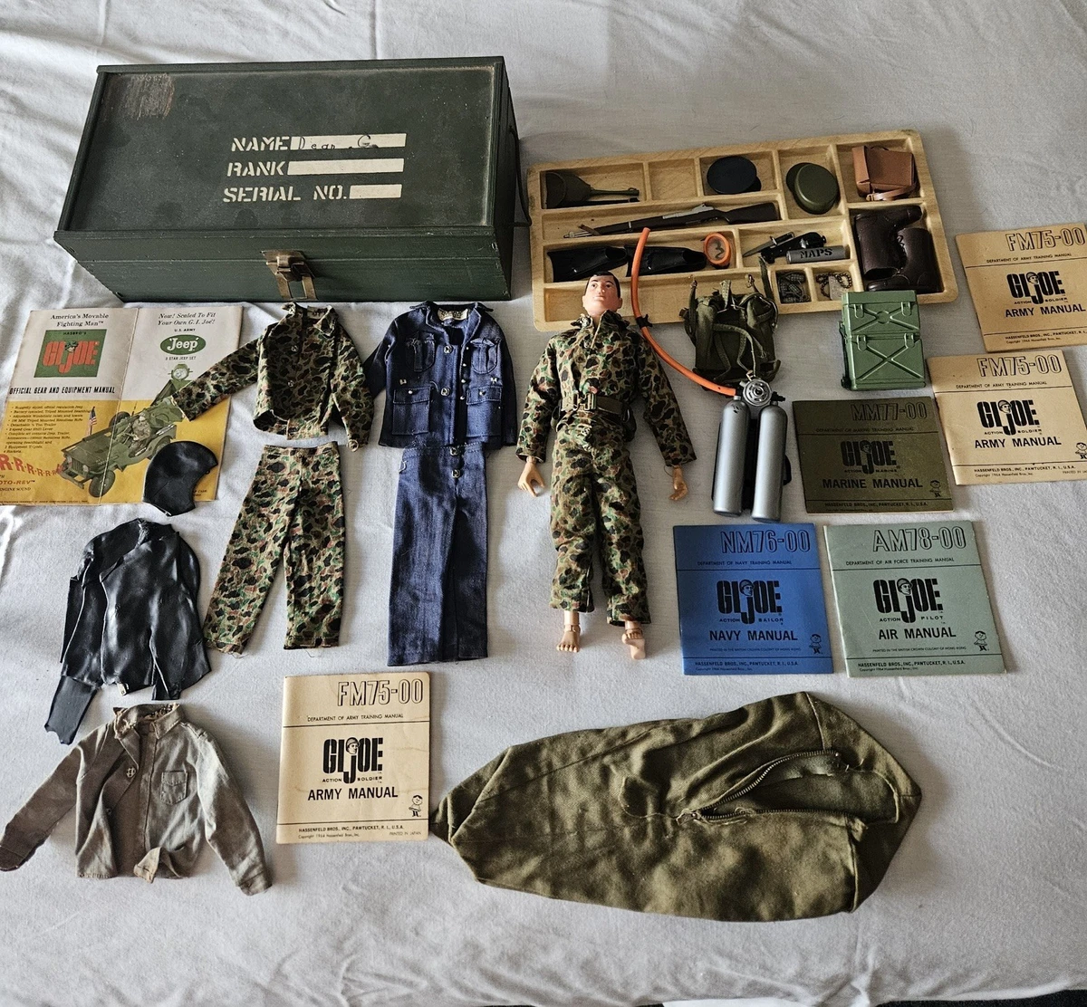 Wooden G.I. Joe Military & Adventure Action Figures 1964 Year