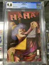 HAHA #1 CGC 9.8 WHITE PAGES IMAGE COMICS 2021