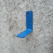 2x STARKE 30mm x 75mm x 3mm RECHTE WINKELWINKEL Balkenstütze für Holz - BLAU