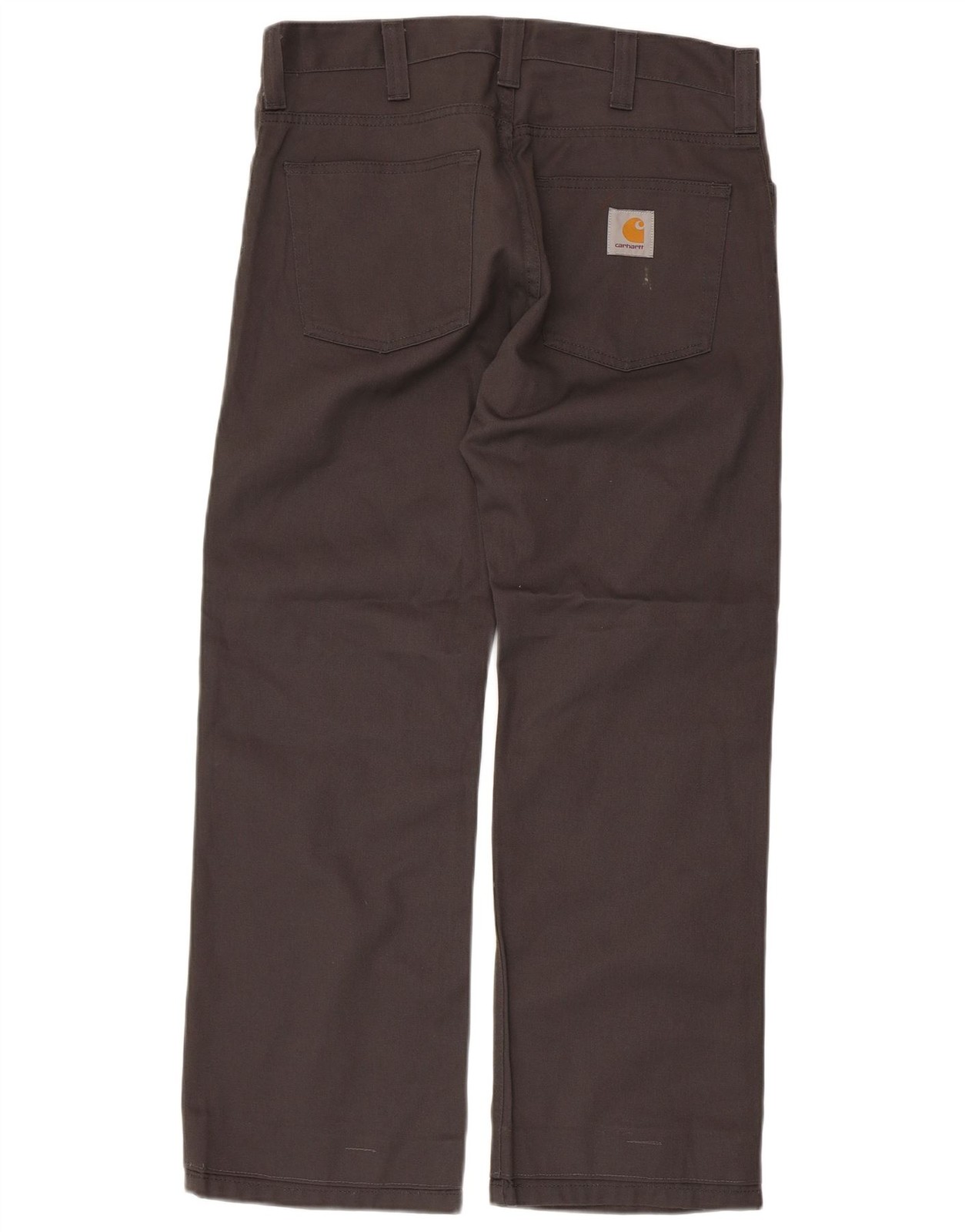 Carhartt Mens Straight Casual Trousers W34 L28 Grey AA22 thumbnail 2
