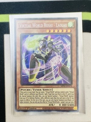 VIRTUAL WORLD ROSHI LAOLAO MP21-EN174 1ST ED ANCIENT BATTLES YUGIOH SECRET, NM