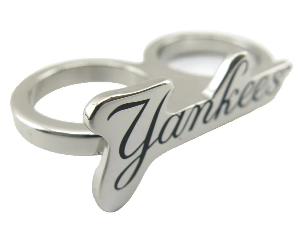 Official Game Time New York Yankees MLB Knuckle Team Ring 6 3/4" - Image 4 of 4