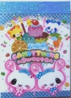Q-LIA Candy Twins Sweets Rabbit Panda Mini Memo Pad Made in Japan