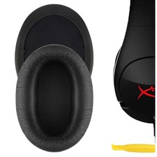 Geekria Ear Pads for HyperX Cloud Flight, Cloud Flight S Headphones Black 
