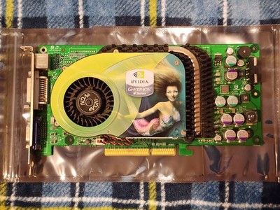 eVGA NVIDIA GeForce 6800 6 Series AGP 128 MB DVI VGA S-Video