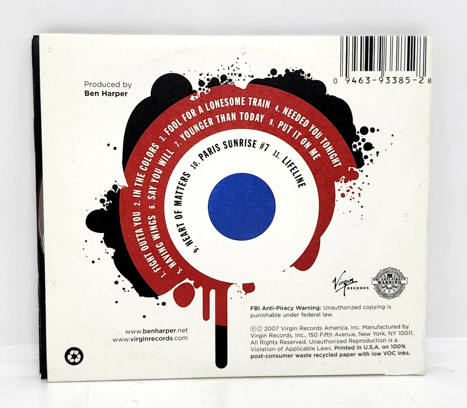 BEN HARPER / LIFELINE ~ THERE WILL BE A LIGHT ~ BOTH SIDES OF THE GUN 3-CD LOT Foto 3 de 4