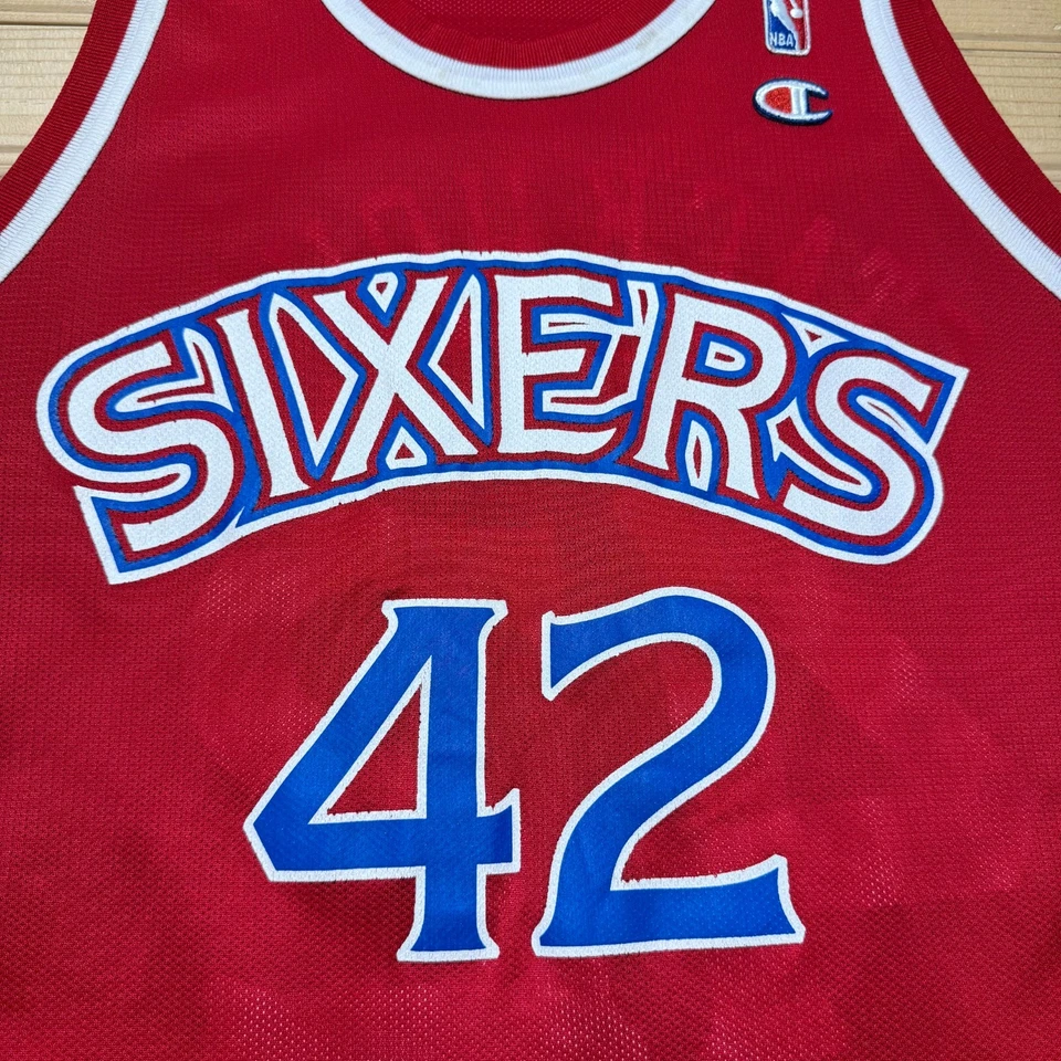 Camiseta deportiva de baloncesto vintage de los 90 Jerry Stackhouse #42 Philadelphia 76ers - talla 44 Foto 3 de 4