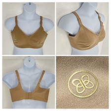 HoneyLove CrossOver Wireless Bra Sand Size 1X No Pads Adjustable Strap Comfort