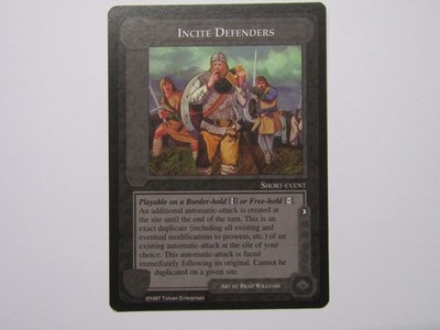 Incite Defenders - Middle Earth - CCG