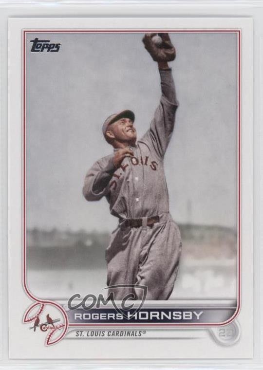 2022 Topps Update Legend Variation SP Rogers Hornsby #US60 HOF 12g7