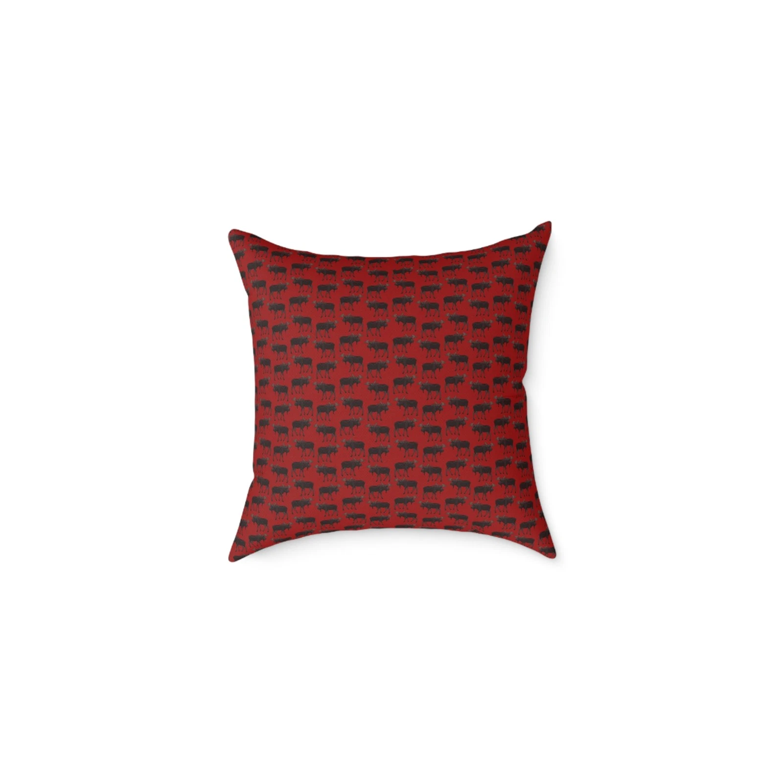 Moose Pillows Moose Art Throw Pillows Square Poly Canvas Pillow