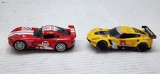 CARRERA GO YELLOW 3 CORVETTE C7R RED DODGE 91 VIPER SRT GTSR 1/43 SLOT CAR TRACK