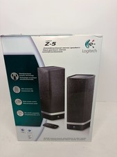 Logitech Z-5 Omni Directional USB PC Stereo Speakers black w remote New Open Box