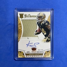 2013 Panini Crown Royale Silhouettes Auto Kenny Stills #218 Rookie Auto RC 46/49
