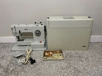 PFAFF Sewing Machine 1222 With Case, Foot Pedal Power Cord & Manual