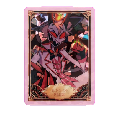 ルシファー プロモ ハズビンホテル PR-06 Hazbin Hotel King of Pride Cracked Ice Promo Card PR06 - NEW AND