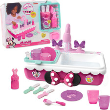 'S Happy Helpers Magic Sink Set, Pretend Play Working Sink, Kids Toys for Ages 3