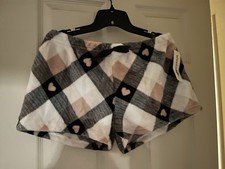 fleece shorts size large new womens