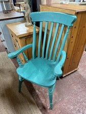 Blue Grandfather Chair