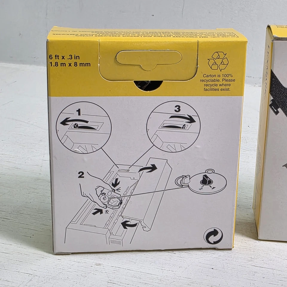 2 - Lexmark 1040930 Re-Inking Ribbon für 238X 239X Series Farbband Black (72) - Image 3 of 4