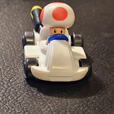 McDonald's Toad 2.5" Mario Kart Racing Happy Meal Toy Figure 2024 Loose