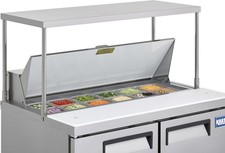 Kratos Commercial Sandwich  Salad Prep Table, 48" Wide Refrigerated Two Door