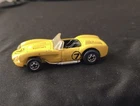VINTAGE HOT WHEELS 1990 FERRARI YELLOW No. 7 CAR CONVERTIBLE MINT