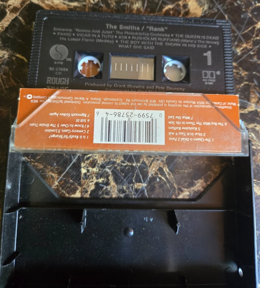 The Smiths Rank original 1988 canadian cassette - Image 3 of 3