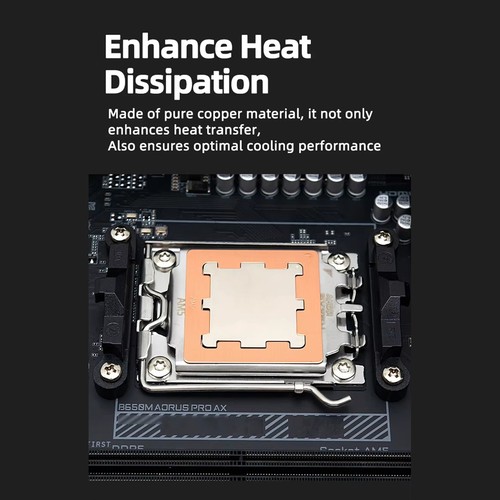 AM5 CPU-Kontaktrahmen, Kupfer, Vollständiger Surround-Rahmen, Bessere Kühlu8524 - Bild 4 von 7