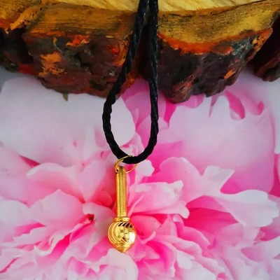 Kleiner Bajrangi Gada Lord Hanuman Anhänger Metall Religiös Gadda 3cm Navratr...