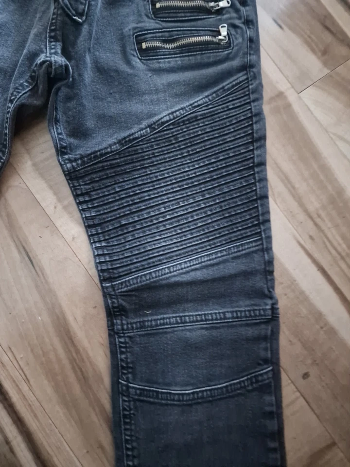 MERISH Herren Jeans Hose Gr W34  schwarz stretch Neuwertig  - Bild 2 von 4