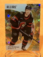Jake Sanderson 2023-24 Allure #42 YELLOW TAXI - Ottawa Senators