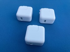 3 Pack Genuine Apple iPad / iPhone 12W USB Wall Charger A1401 Lot of 3