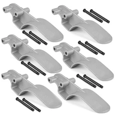 Easy-Off Aluminum (Cast) Tarp Stop w/Clevis Pins -6 Tarp Stops - 12 Pins 1705775