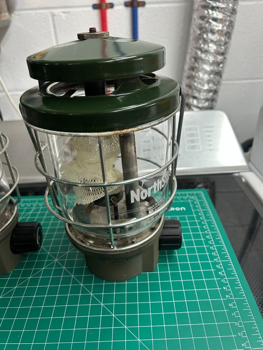 Coleman 2500 NORTHSTAR LP GAS LANTERN 2個 VGC 2-pack lot Coleman Northstar Propane Lantern Model 2500