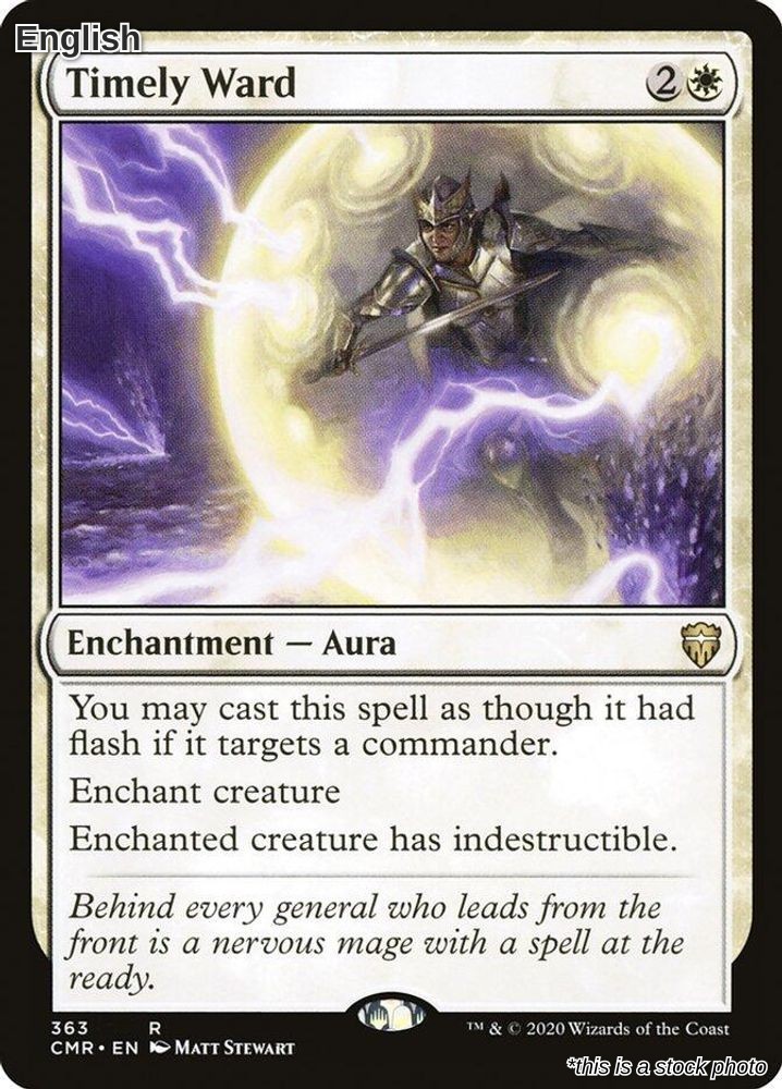 Magic Timely Ward 363 Rare Commander Legends NM
