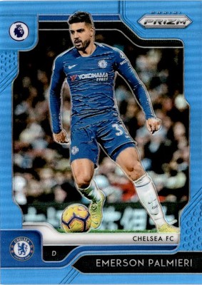 2019-20 Panini Prizm Premier League #22 Emerson Palmieri Blue #/199 Chelsea FC