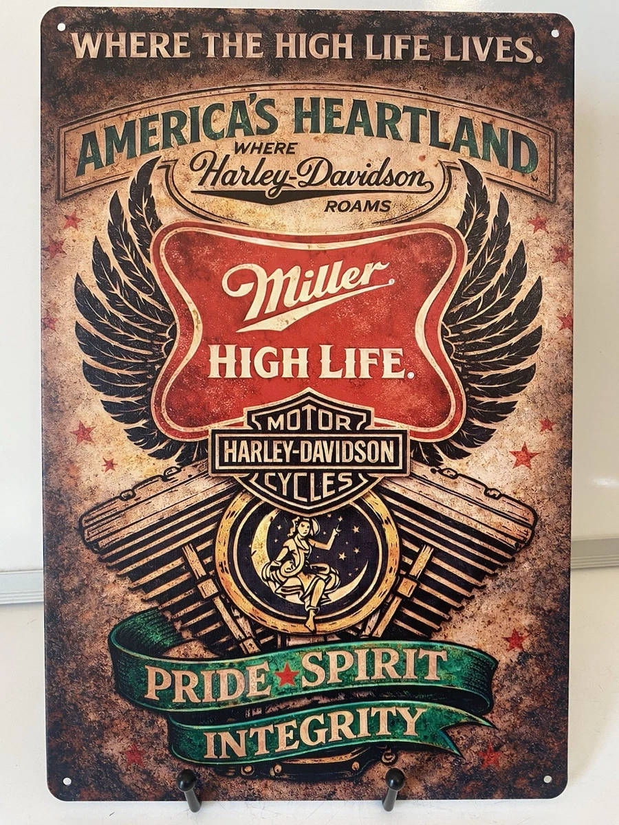 Miller Lite Harley Davidson Sign for sale | eBay